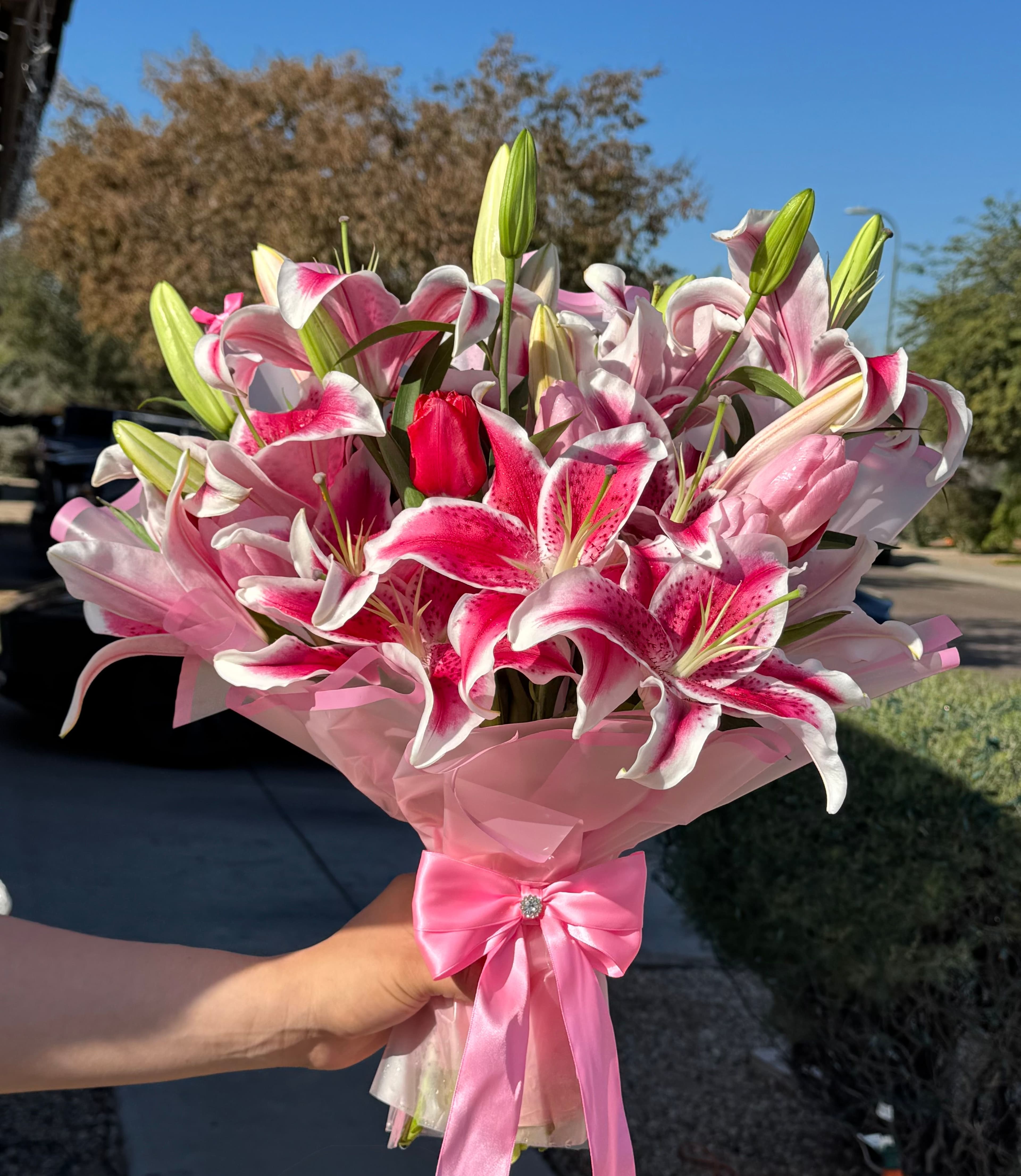 Lilies and Tulips 🌷